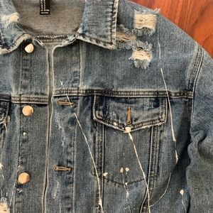 Distressed Jean Jacket